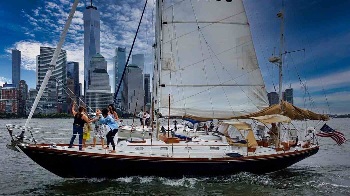 Sailboat at the World Trade Center