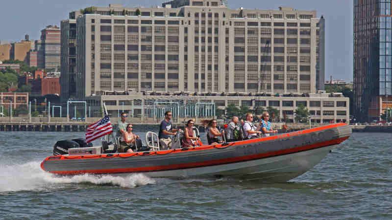 Speedboat in NYC